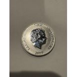 ELIZABETH II NIUE $2 DOLLARS 2019 SILVER COIN 1 OZ