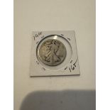 US Half-dollar silver coin 1918