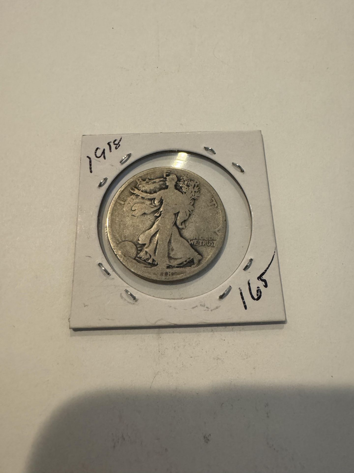 US Half-dollar silver coin 1918