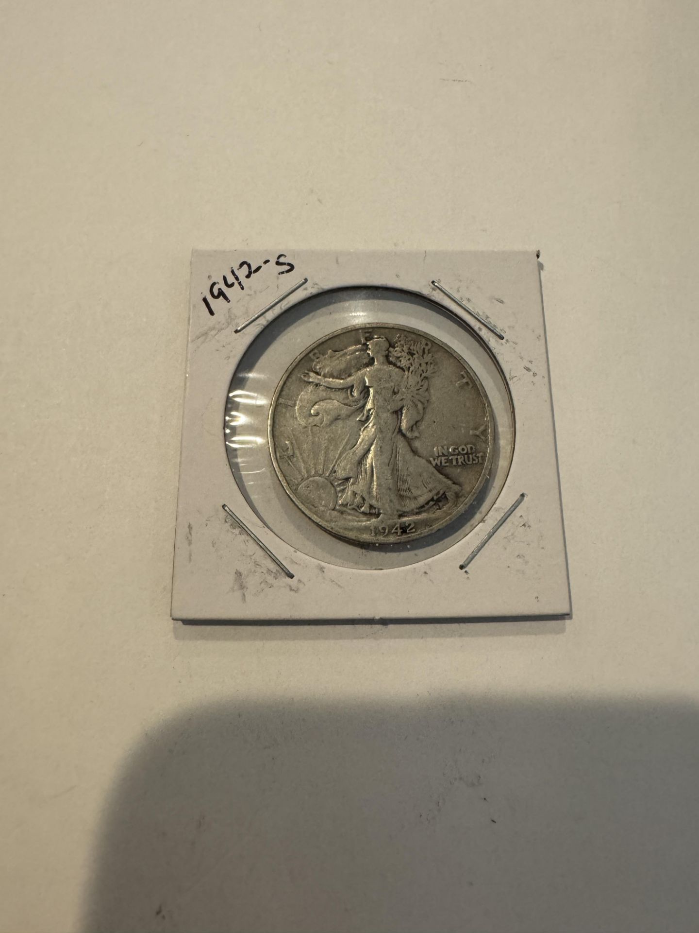 US Half-dollar silver coin 1942