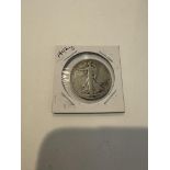 US Half-dollar silver coin 1942