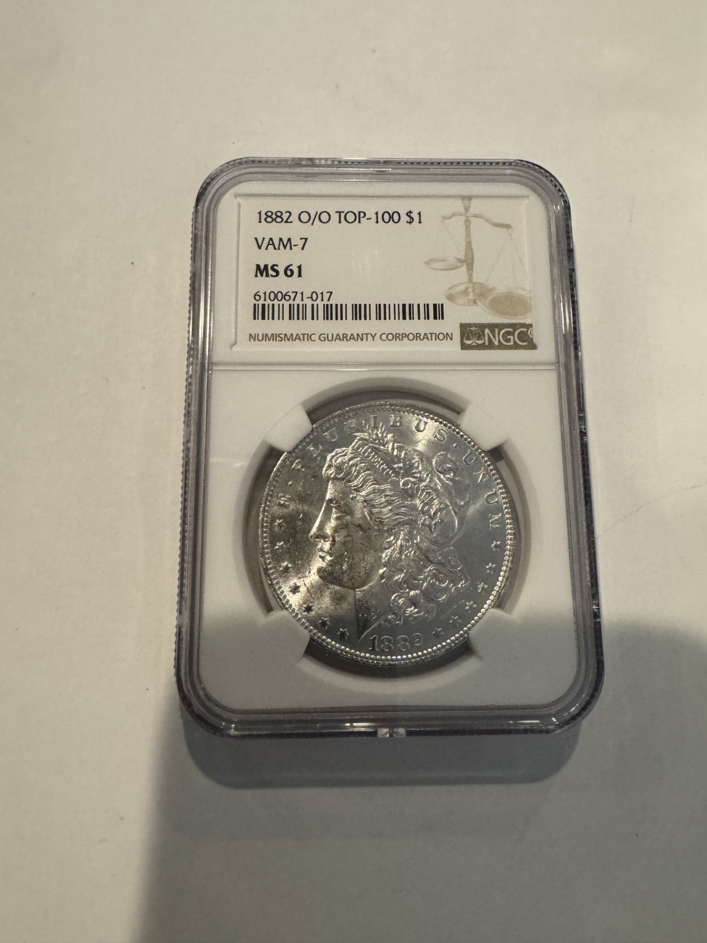 1882 O/O TOP-100 $1