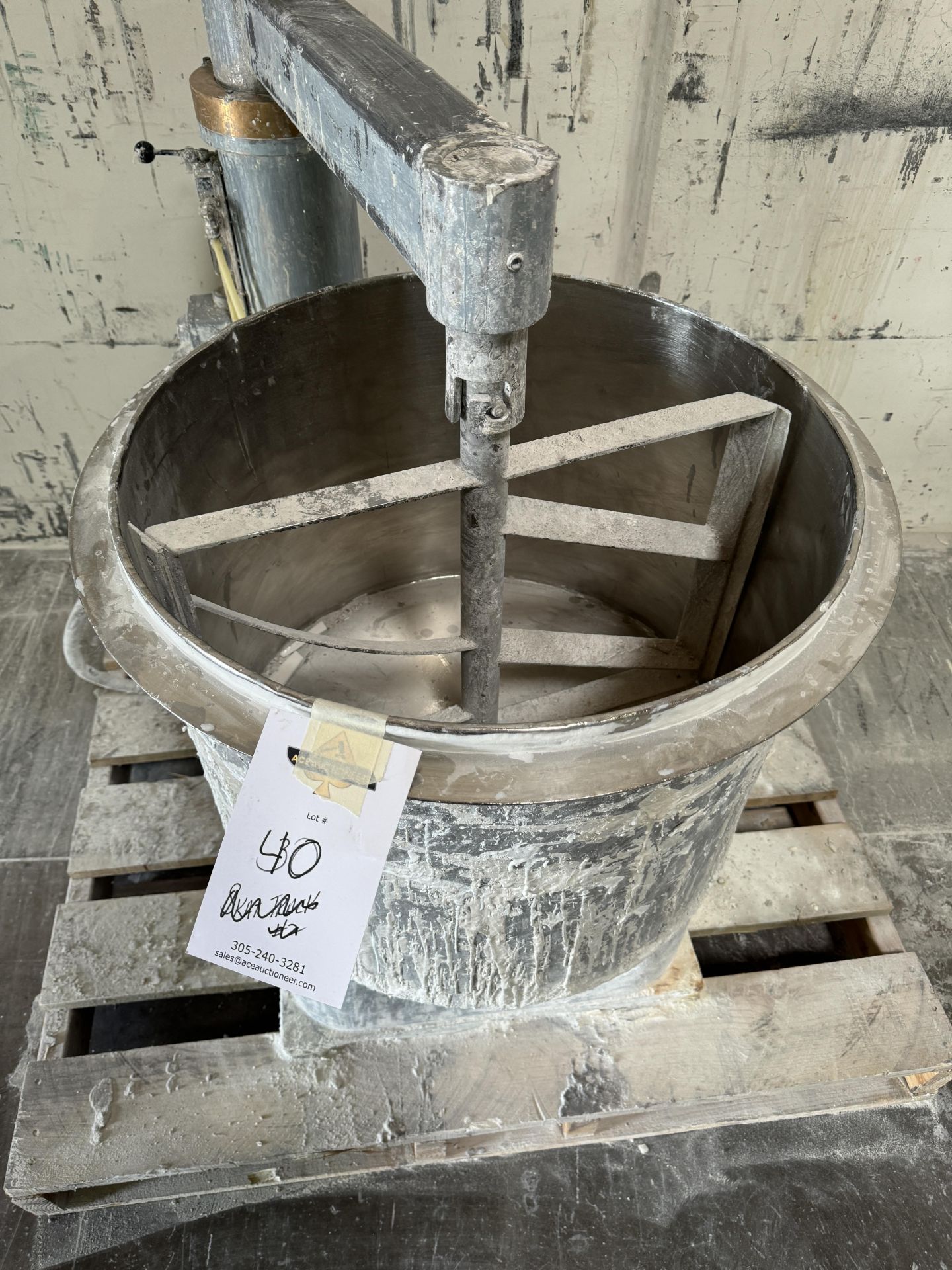 POT MIXER GRUBER 300-350 LBS APPROX. - Image 2 of 3