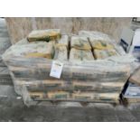 PALLET OF CEMENT BAGS