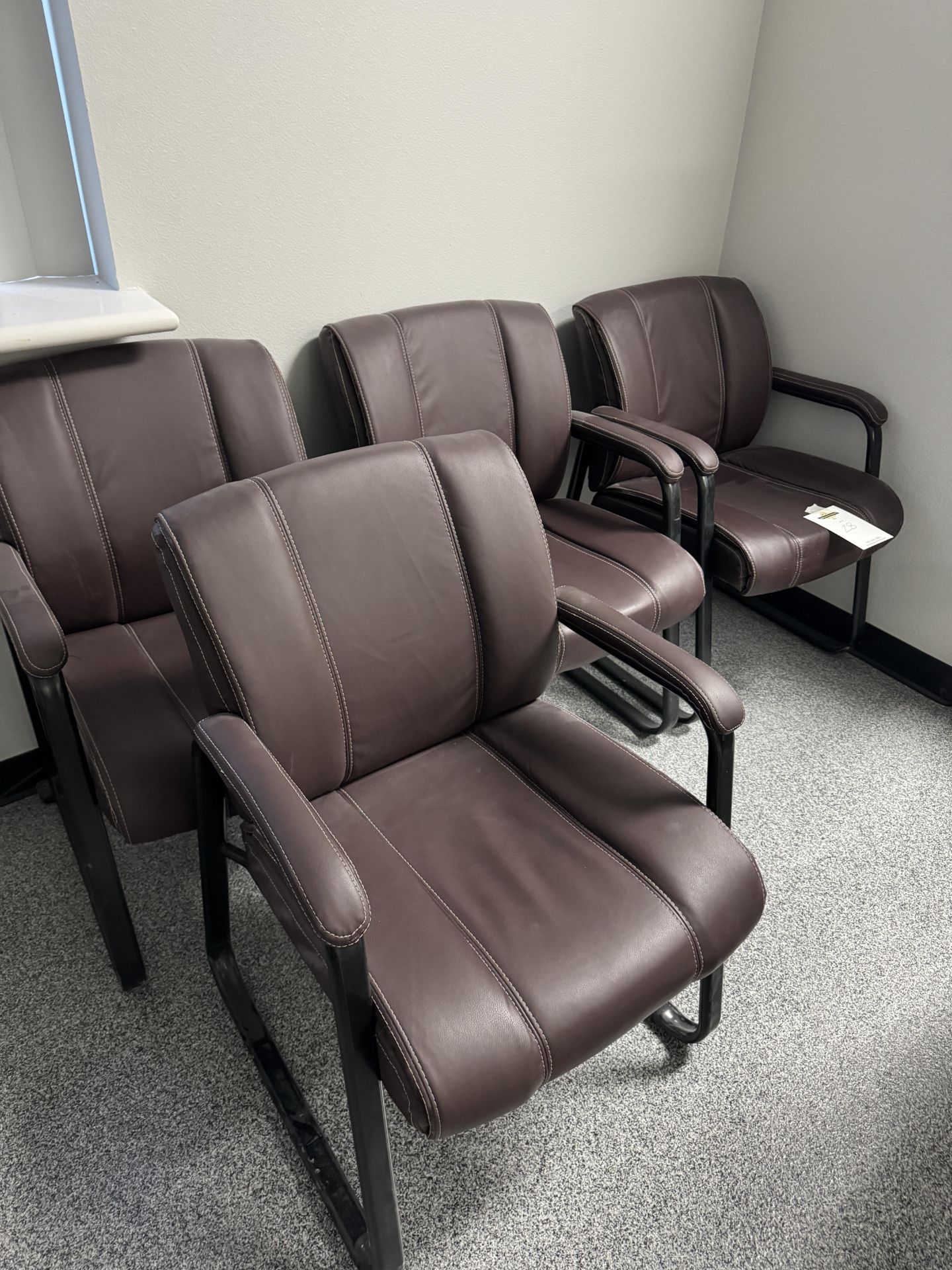 4 LEATHER CHAIRS
