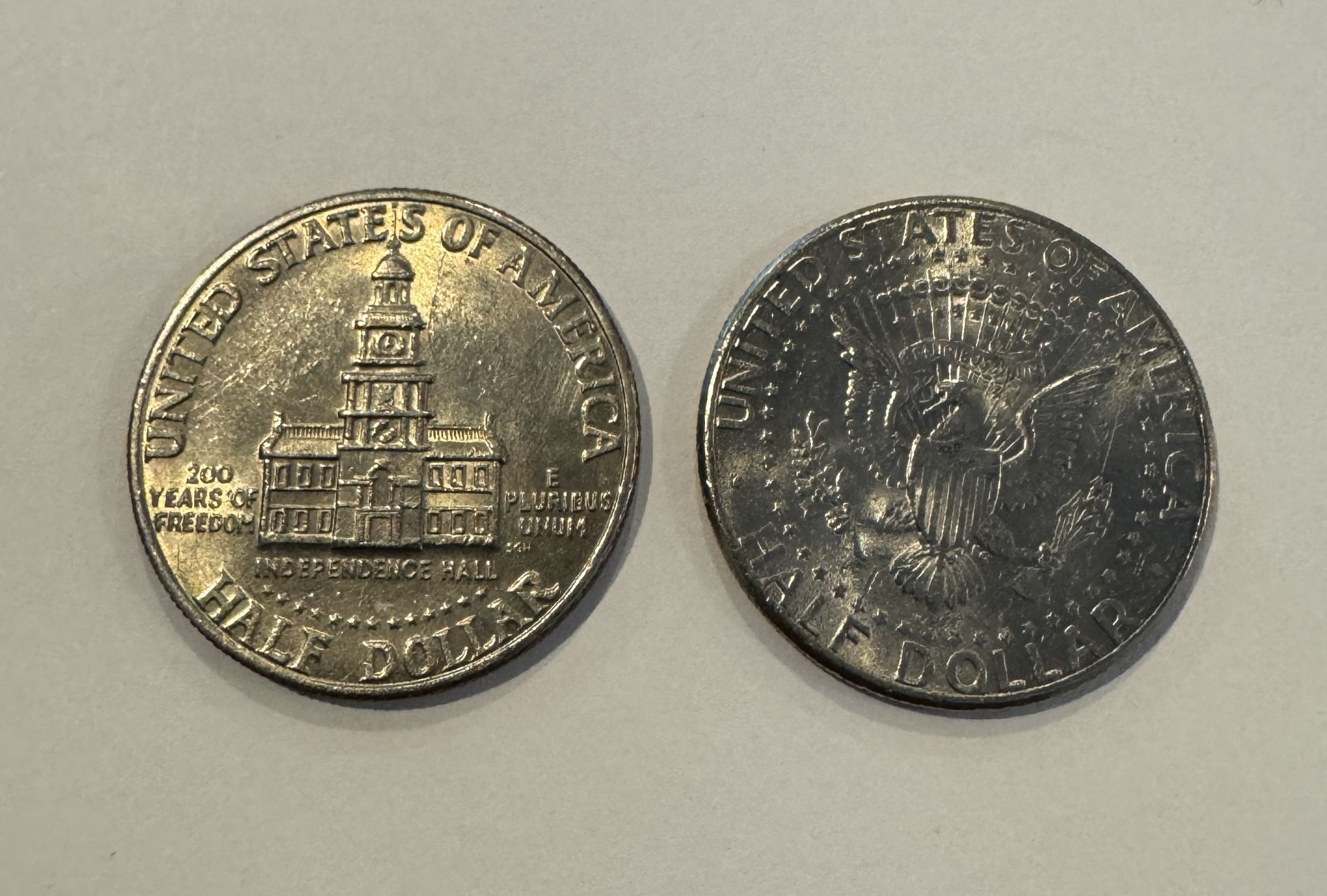 1999 + 1776-1976 HALF DOLLAR