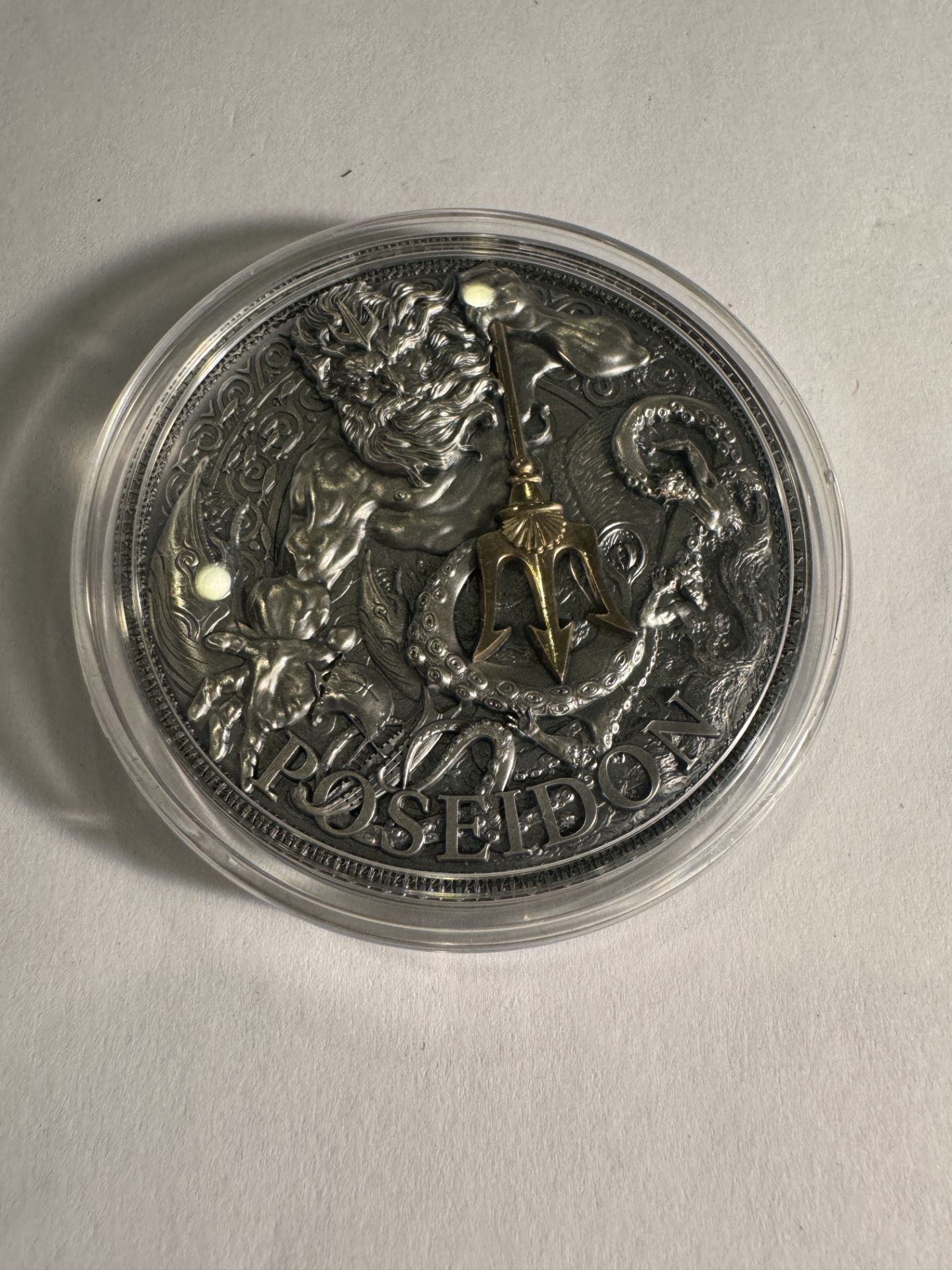 2022 3oz SILVER COIN PIECE POSEIDON