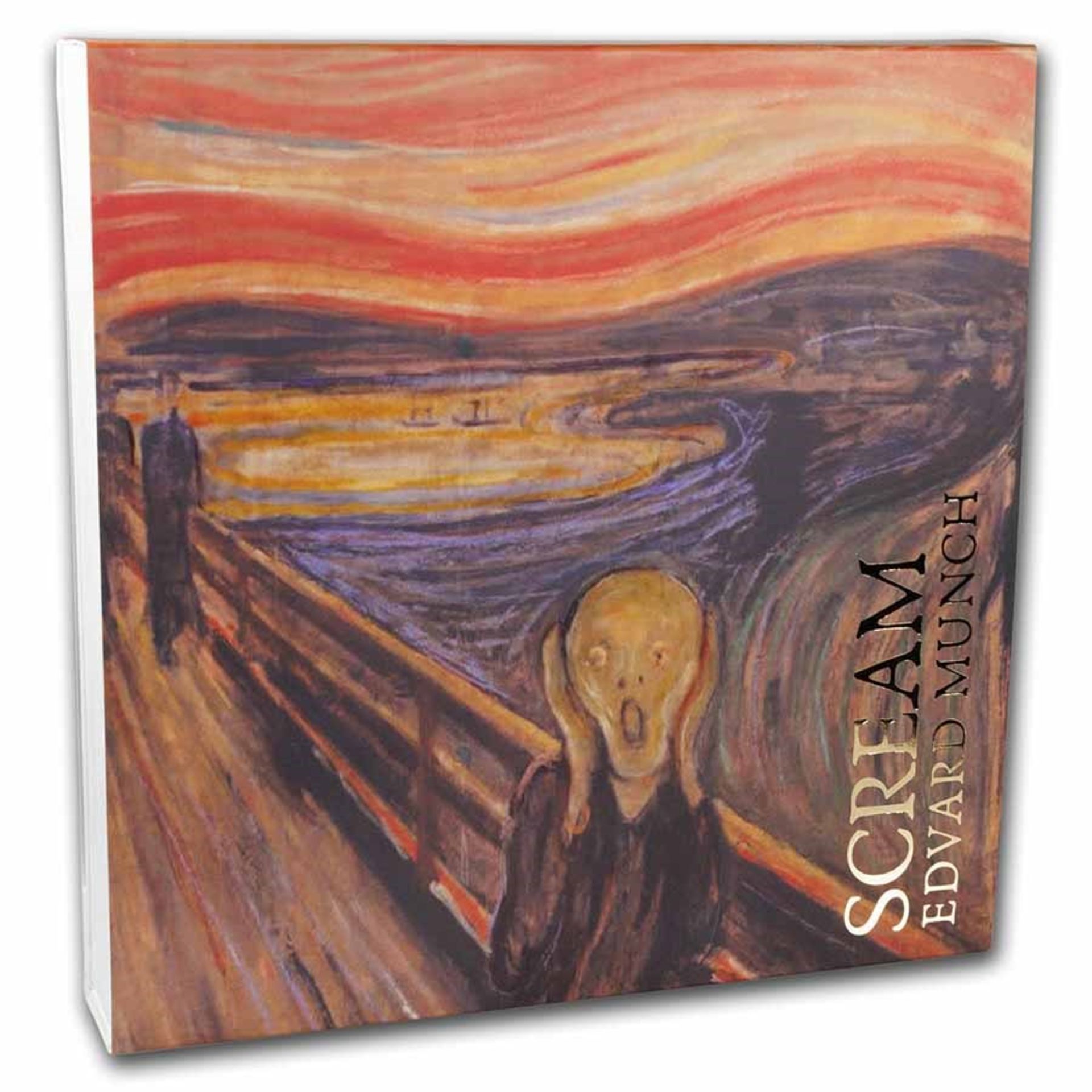 2022 Republic of Ghana 2 oz Silver Edvard Munch - The Scream - Image 4 of 5