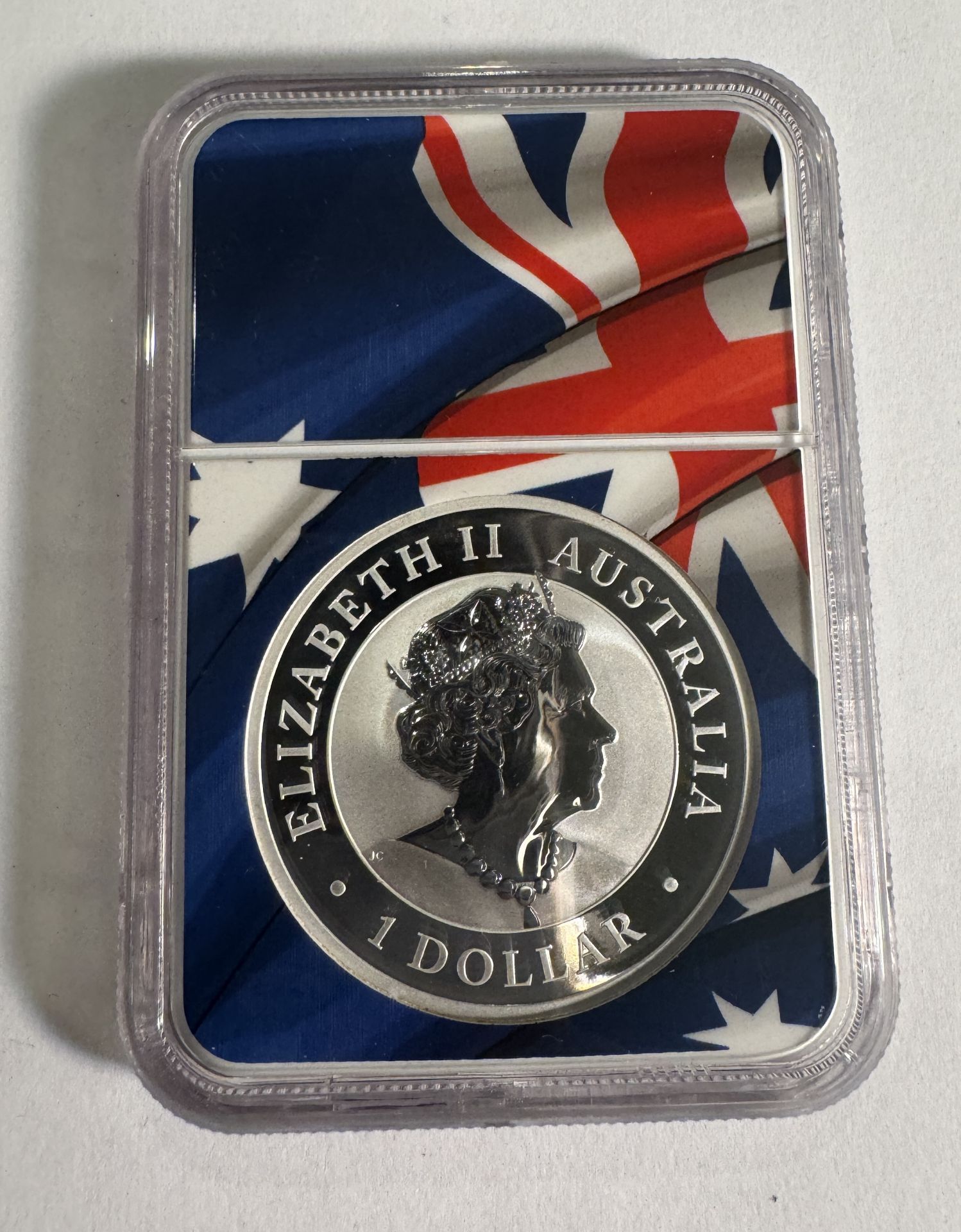 2022P Australia S$1 Wedge-Tailed Eagle MS70 - Image 2 of 2