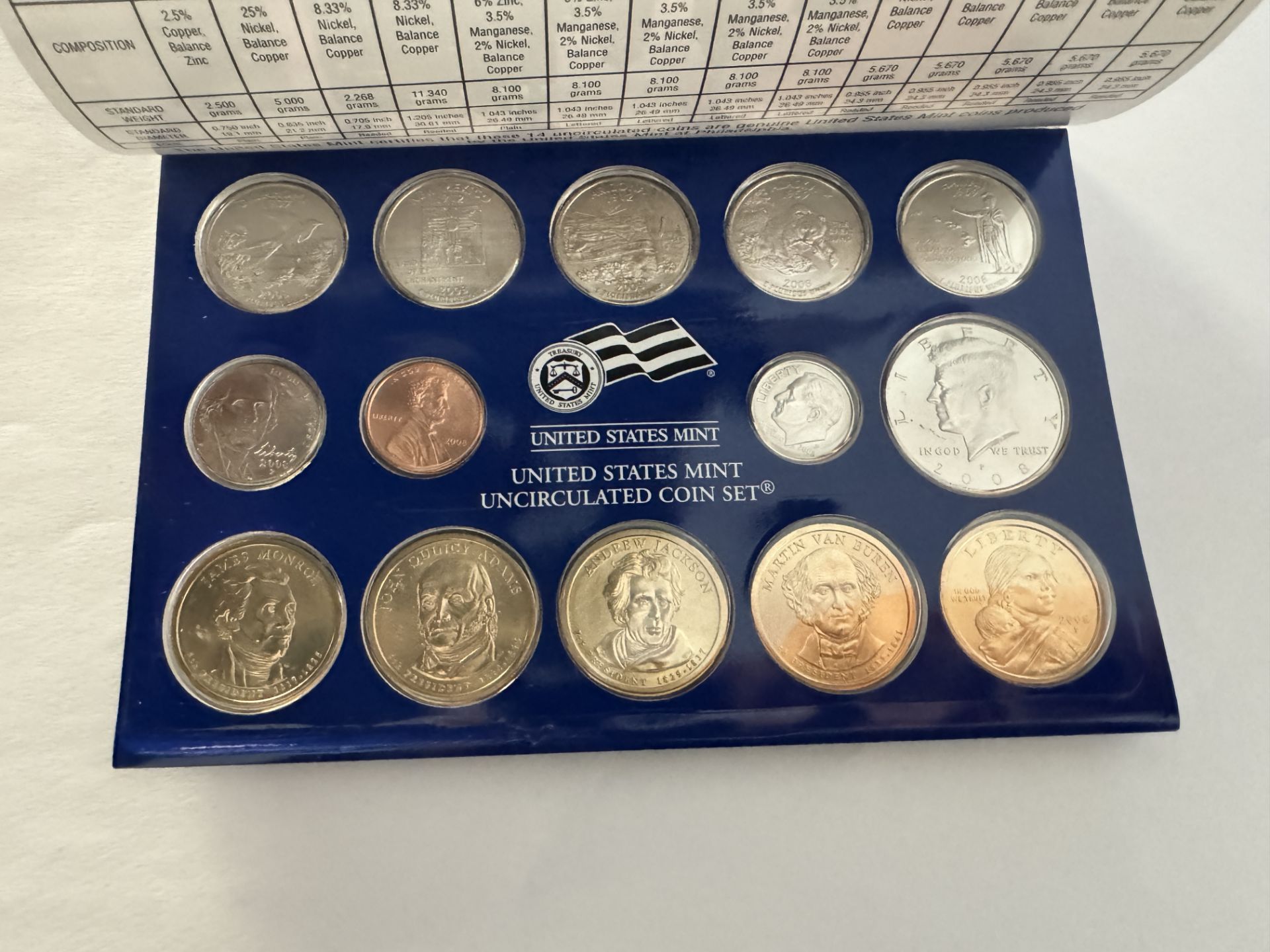2008 Philadelphia United States Mint Uncirculated Coin Set® - Image 2 of 2