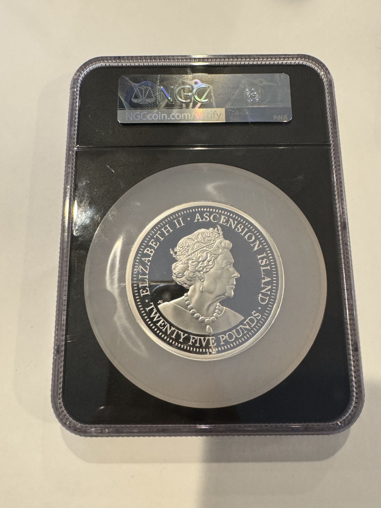 2022 5oz ASCENSION S$25 ST GEORGE & THE DRAGON SILVER - Image 2 of 2