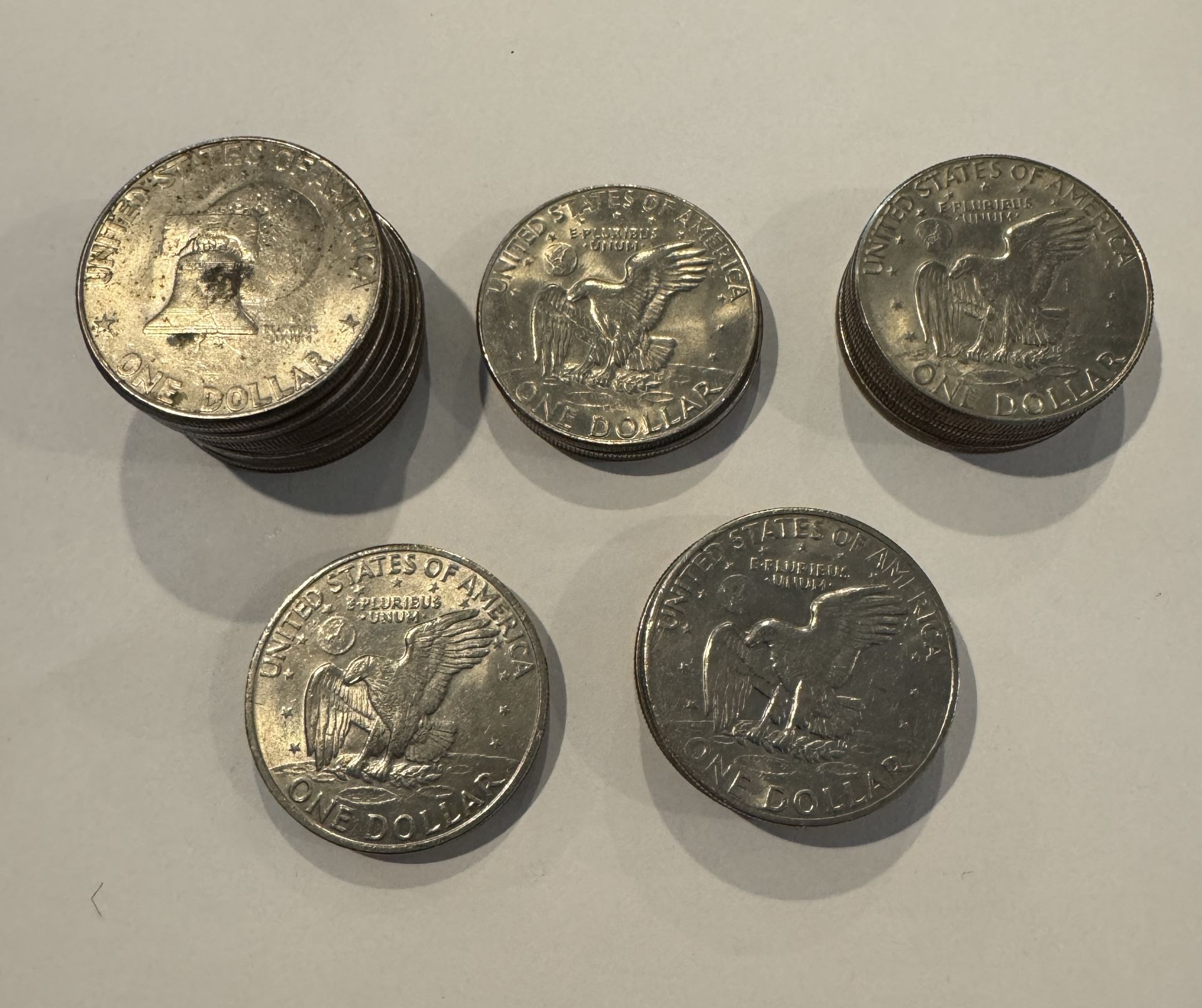 23 ONE DOLLAR COINS 1971-1978 - Image 2 of 3