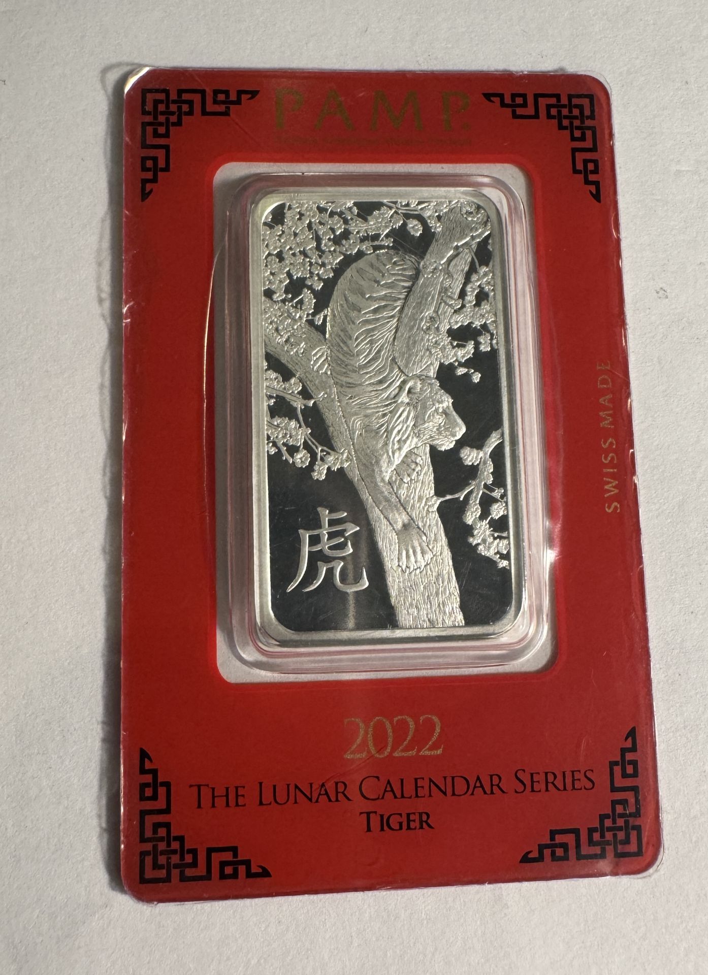 LUNAR CALENDAR SERIES TIGER 1oz SILVER 999