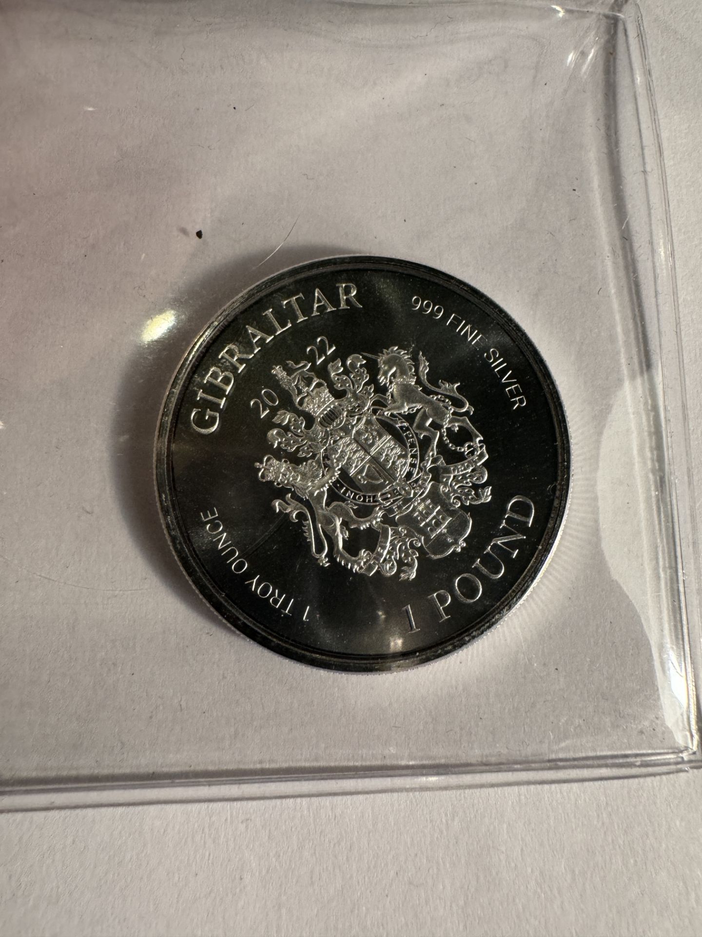 2022 SILVER PIECE GIBRALTAR - Image 2 of 2