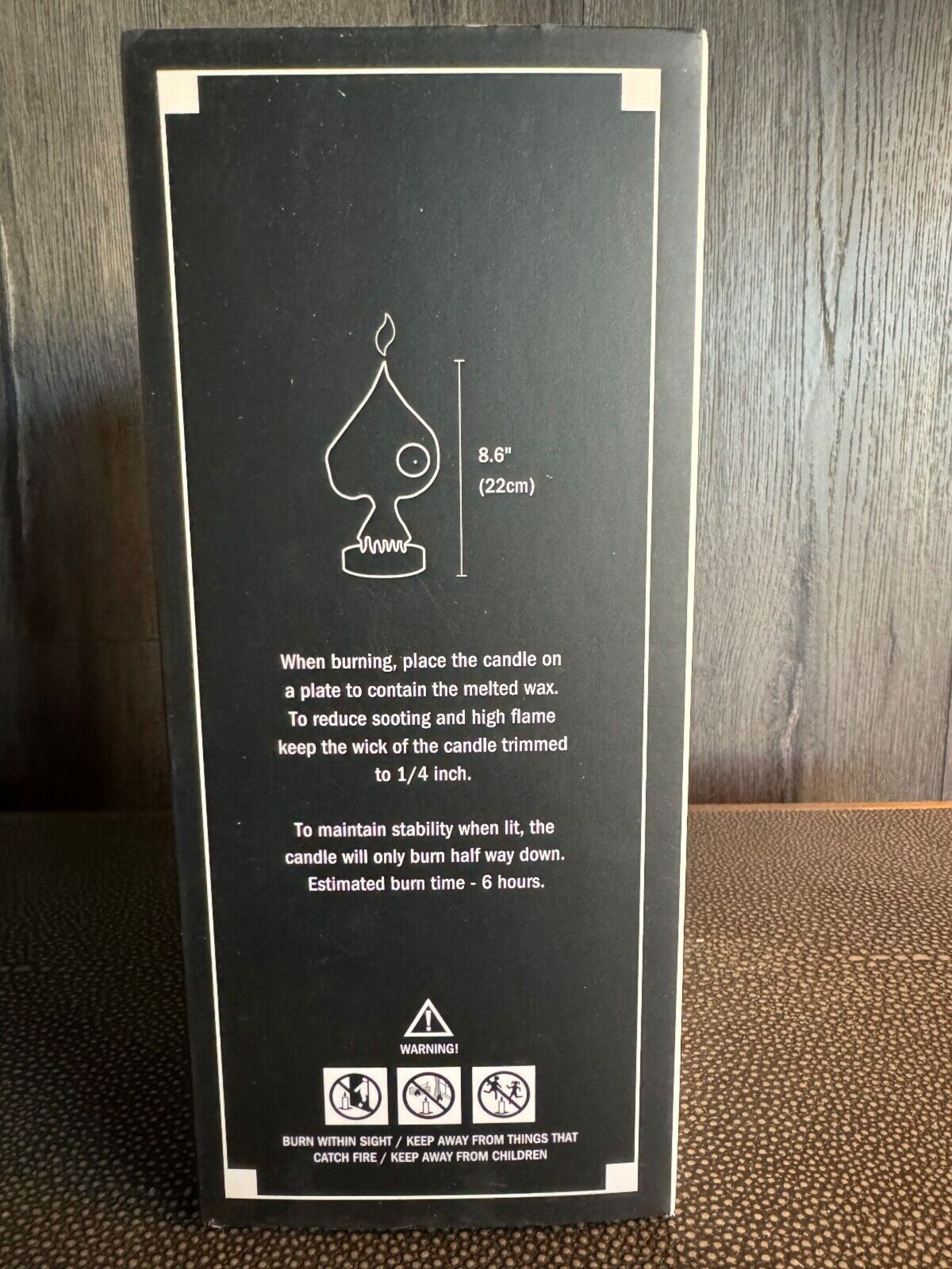 35 PIECES OF Tim Burton Spade Candle Lost Vegas Exhibit Exclusive Limited Edition Of 3000 - Image 4 of 5
