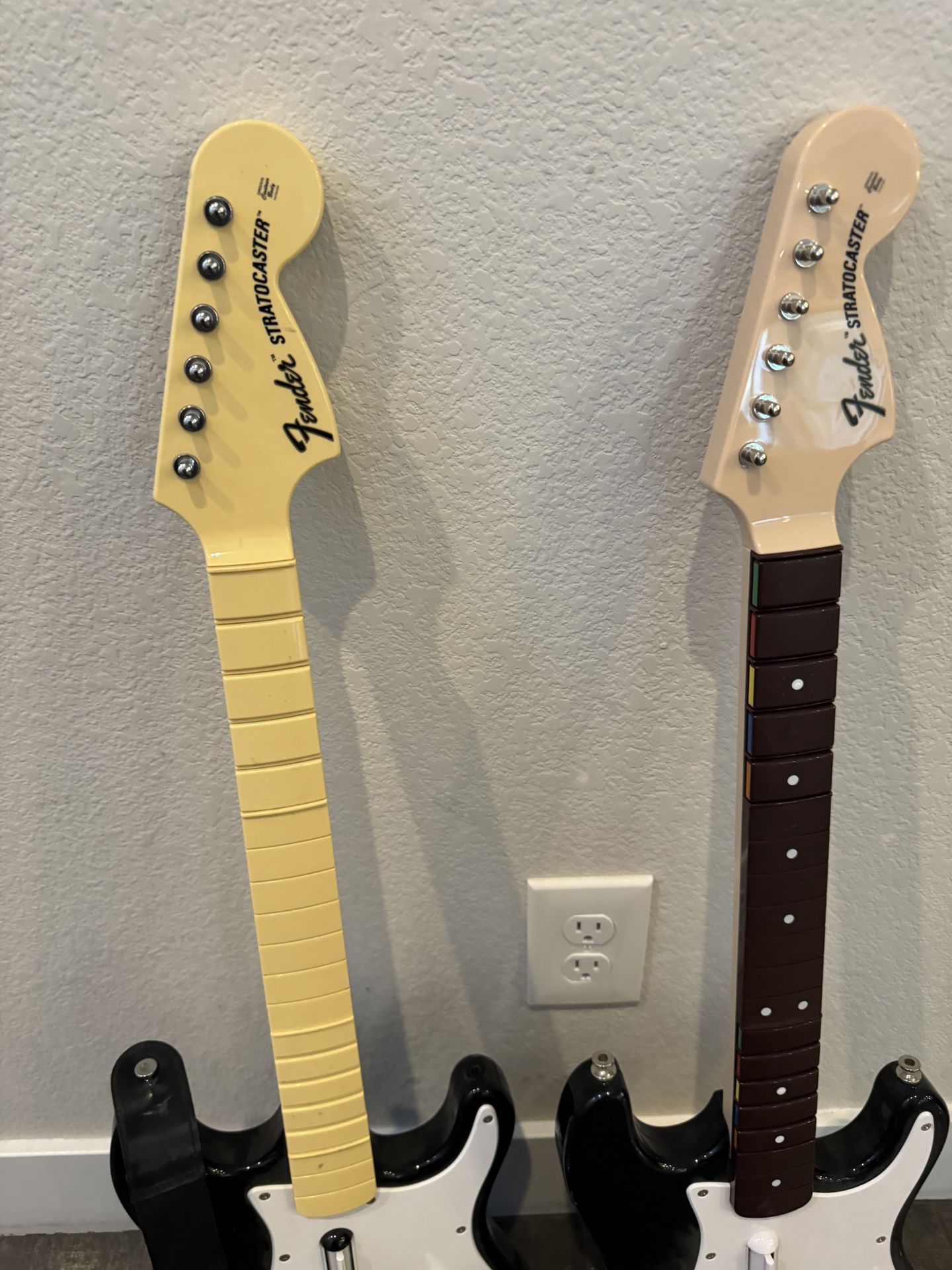 UNTESTED PLAYSTATION UNIT WITH 2 GUITAR HERO PLAYSTATION GUITARS - Image 3 of 4
