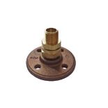 12 BRAND NEW 3/4" Termination Fitting - Round Bronze Flange Gas Fitting NEW