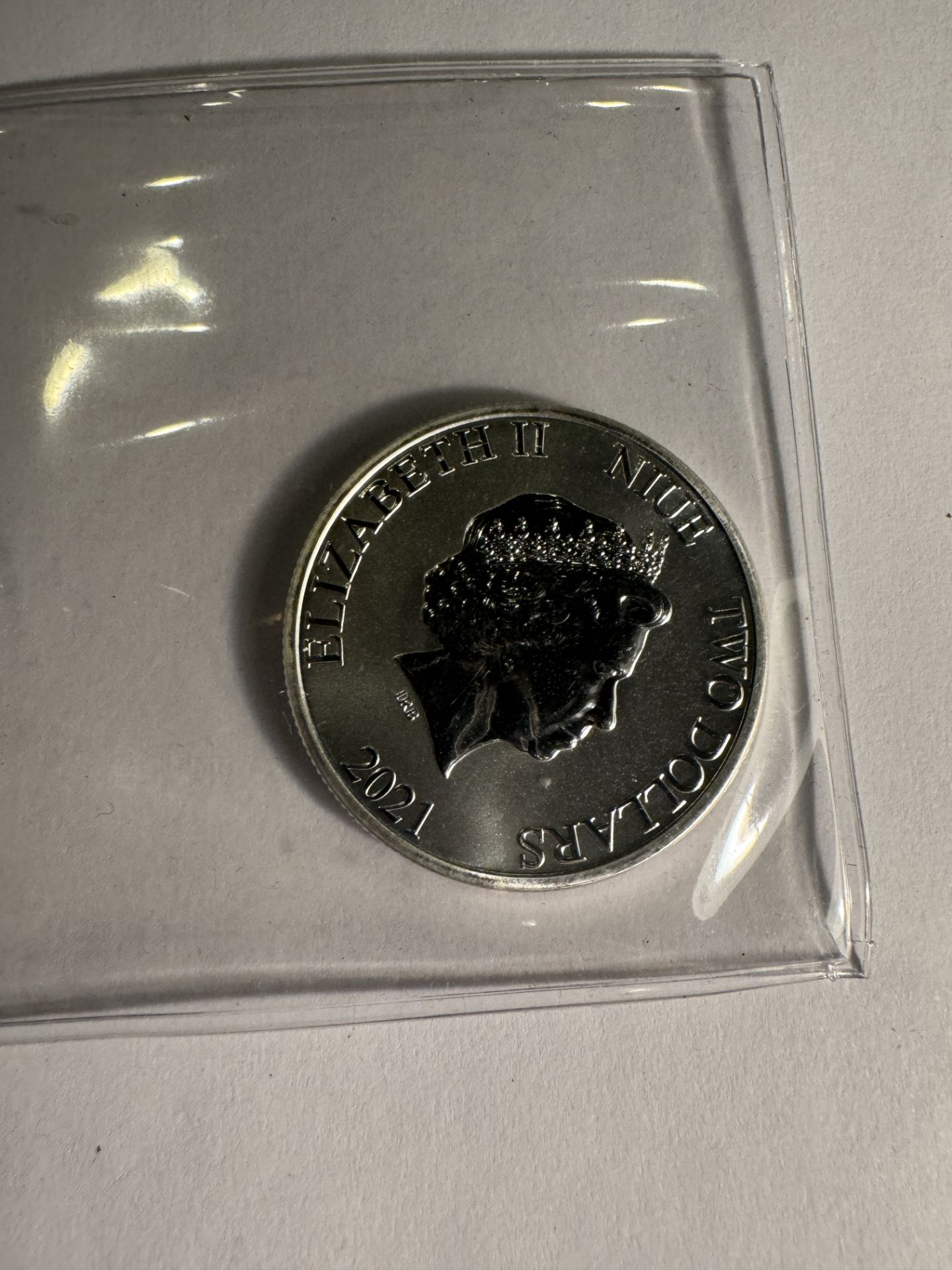 2021 1oz SILVER PIECE TURTLE NIUE - Image 2 of 2