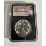 2021 Silver 2oz Lost Buffalo REVERSE PF70