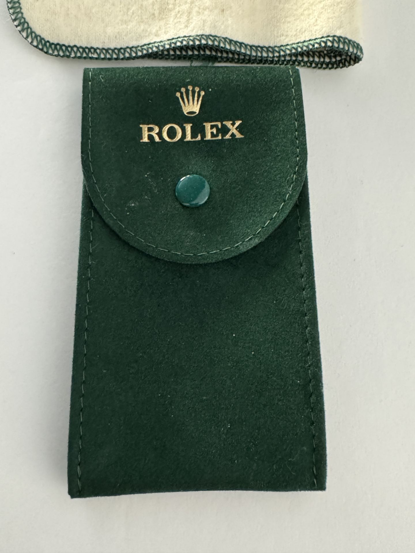 ROLEX POUCH + CLOTH AUTHENTIC - Image 2 of 2