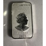 2021 1oz SILVER PIECE ELIZABETH 11 AUSTRALIA