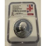 2022 2oz MALTA S3E KING CHARLES III NGC PF70 ULTRA CAMEO