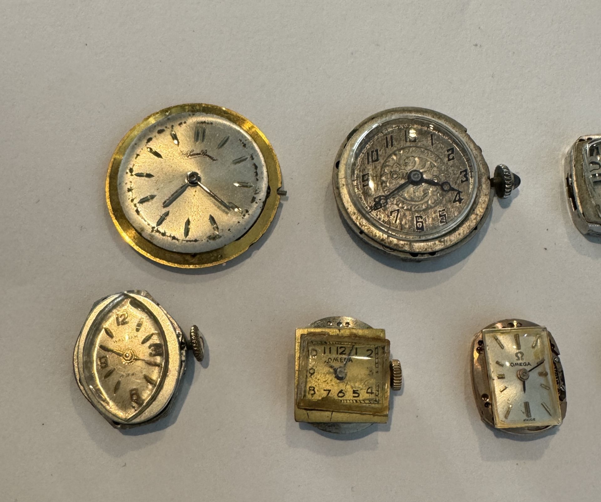 BULOVA, OMEGA, + OTHERS ORIGINAL WATCH MOVEMENTS - Image 3 of 3