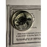 2021 1oz SILVER PIECE TURTLE NIUE