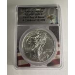 2020 S$1 ANACS MS-70 SILVER EAGLE