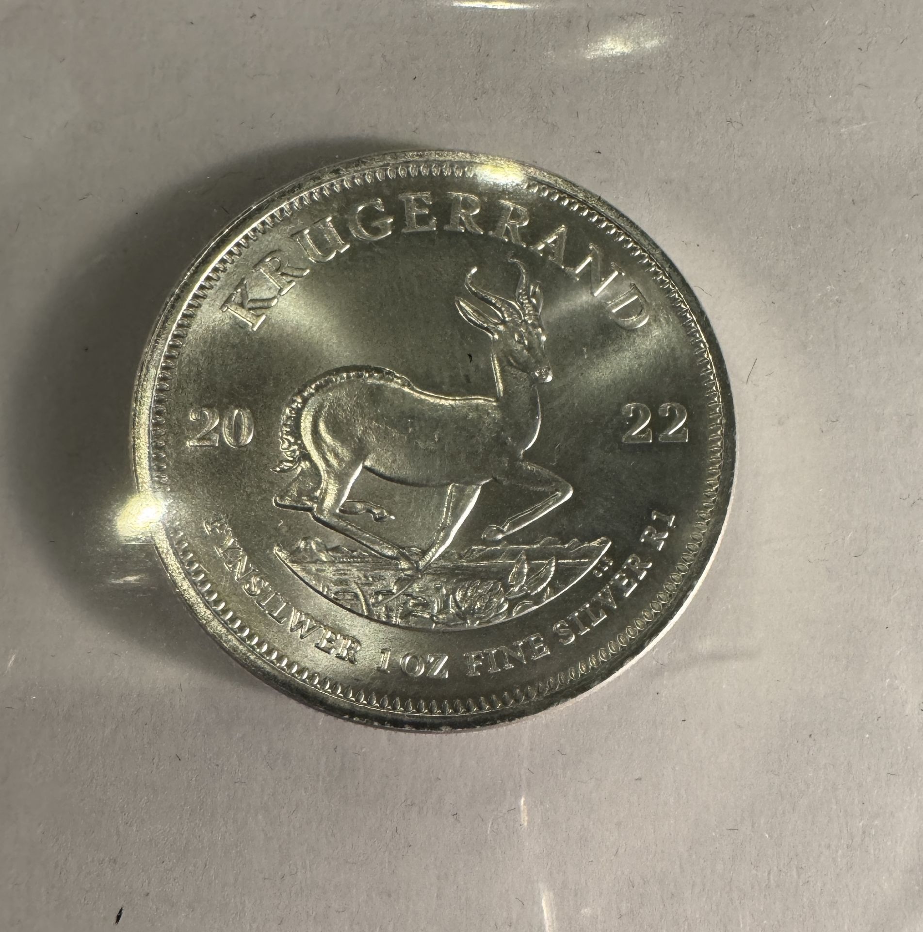 2022 1oz SILVER PIECE SOUTHAFRICA