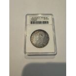 1819 /8 AU DETAILS NET EF 40 50C PIECE 1/2 DOLLAR CLEANED