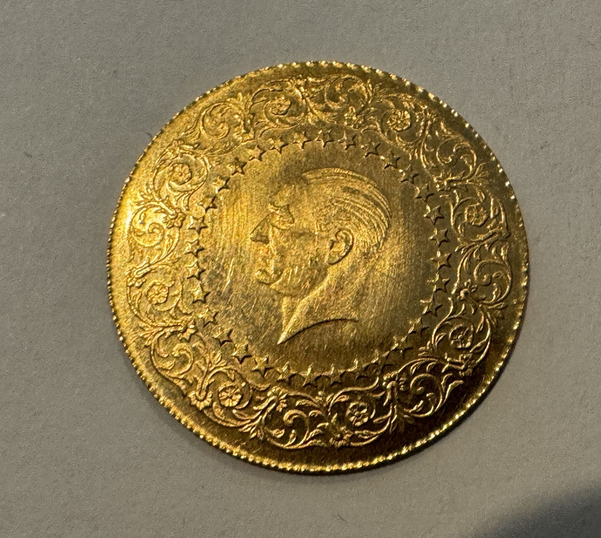 1969 KURUSH SOLID GOLD COIN - Image 2 of 2