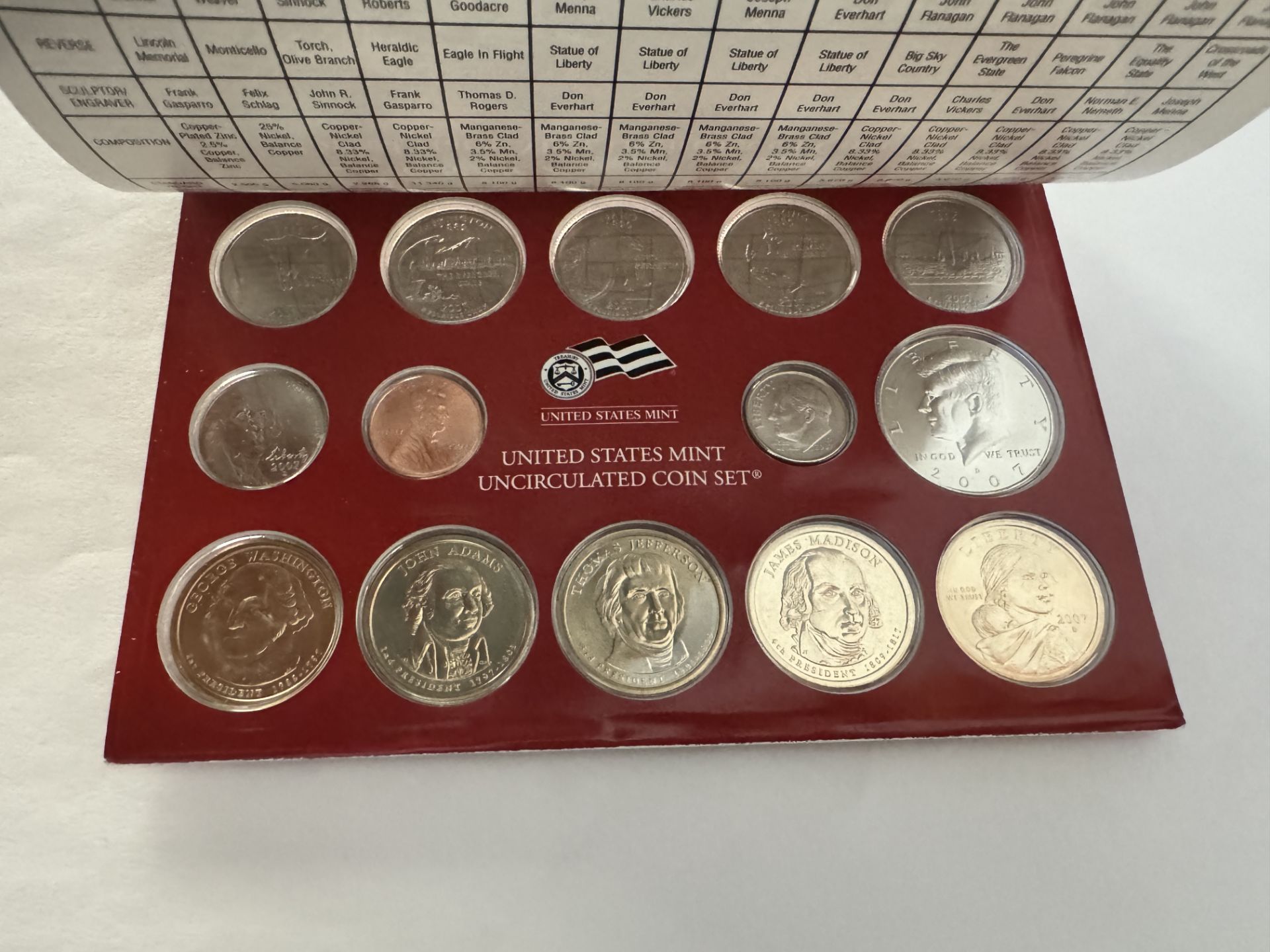 2007 DENVER United States Mint Uncirculated Coin Set® - Image 2 of 2