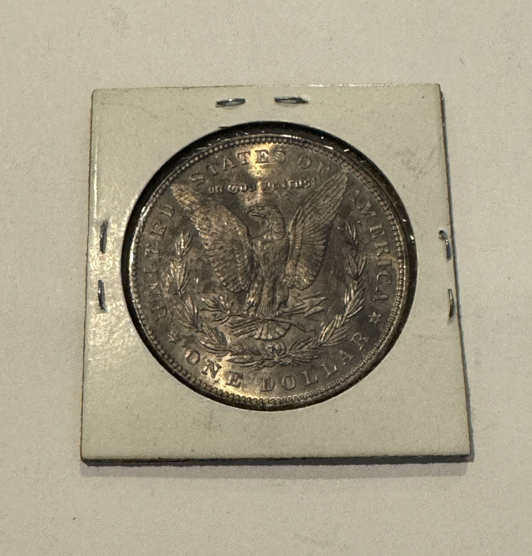 1884 MORGAN SILVER DOLLAR COIN - Bild 2 aus 2