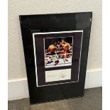 SIGNED BOXING FRAME