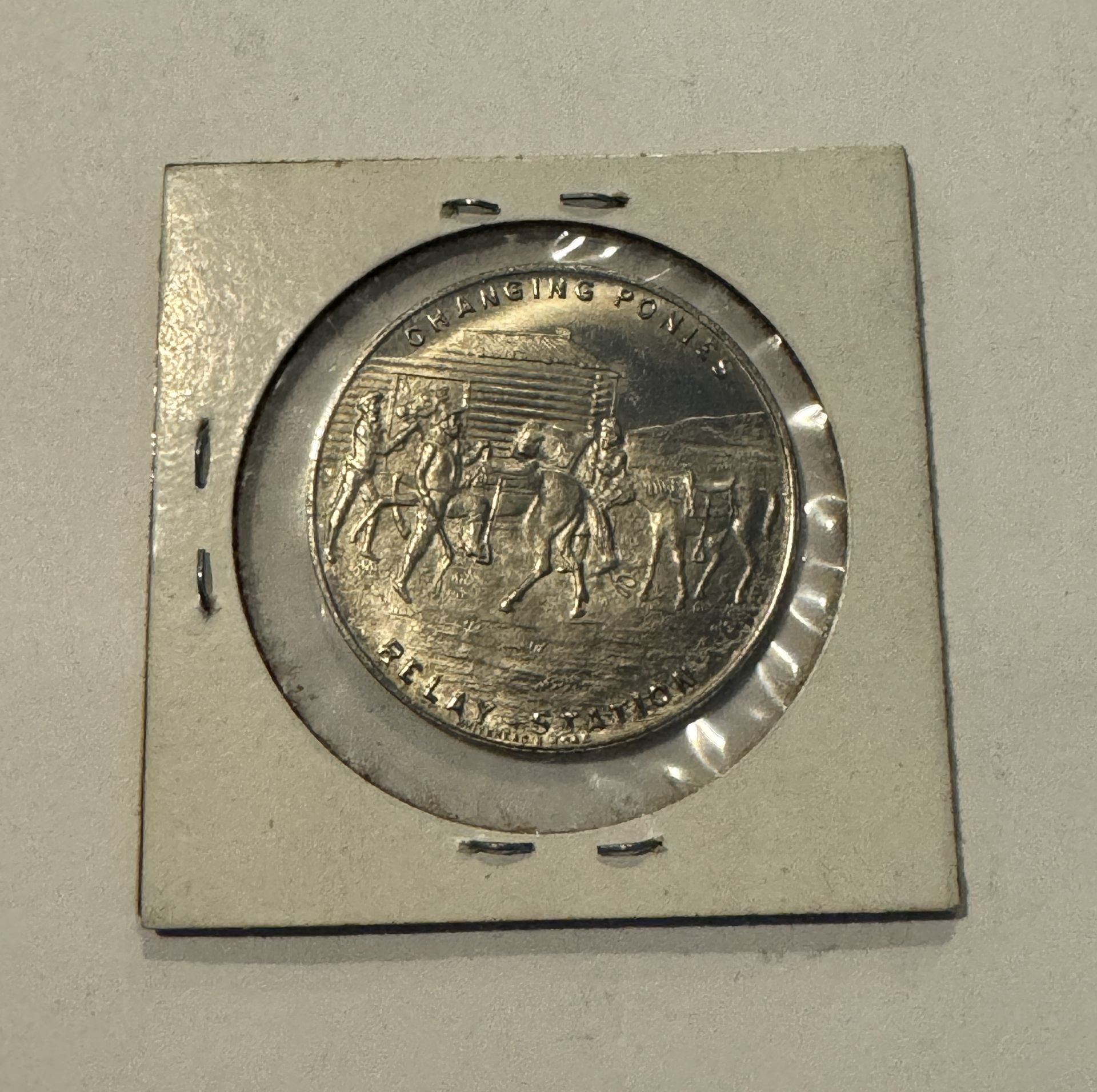 1860-1935 PONY EXPRESS DIAMOND JUBILEE COIN - Image 2 of 2