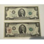 $2 UNITED STATES BILL RED SEAL - SERIES 1963