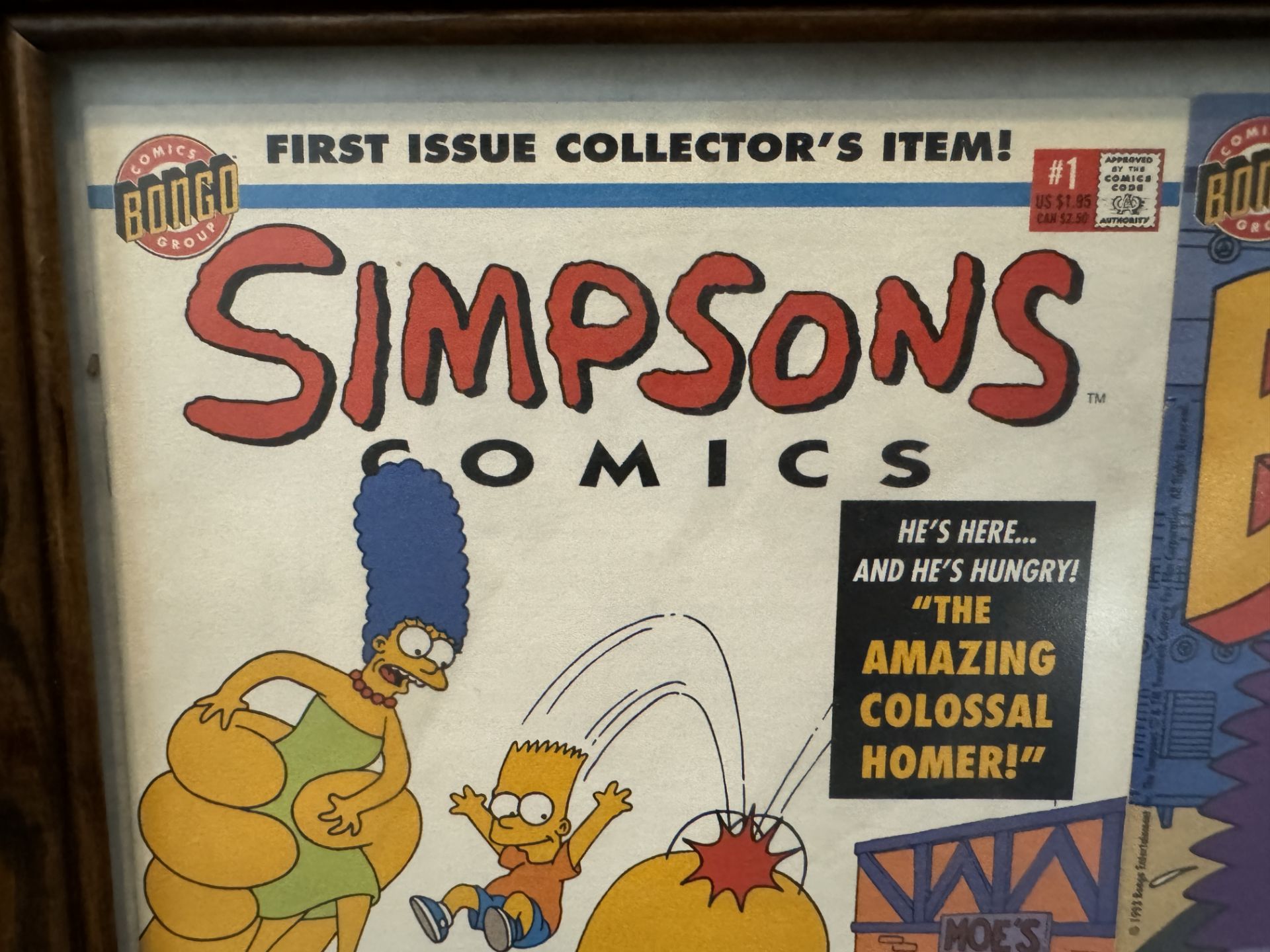 BONGO COMICS FRAME 1993 THE SIMPSONS POSTER - Image 2 of 4