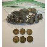 LOT OF 63 PIECES OF UK COINS