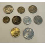 LOT OF 9 DIFFERENT VINTAGE COINS