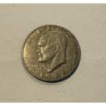1972 $1 DOLLAR EISENHOWER COIN