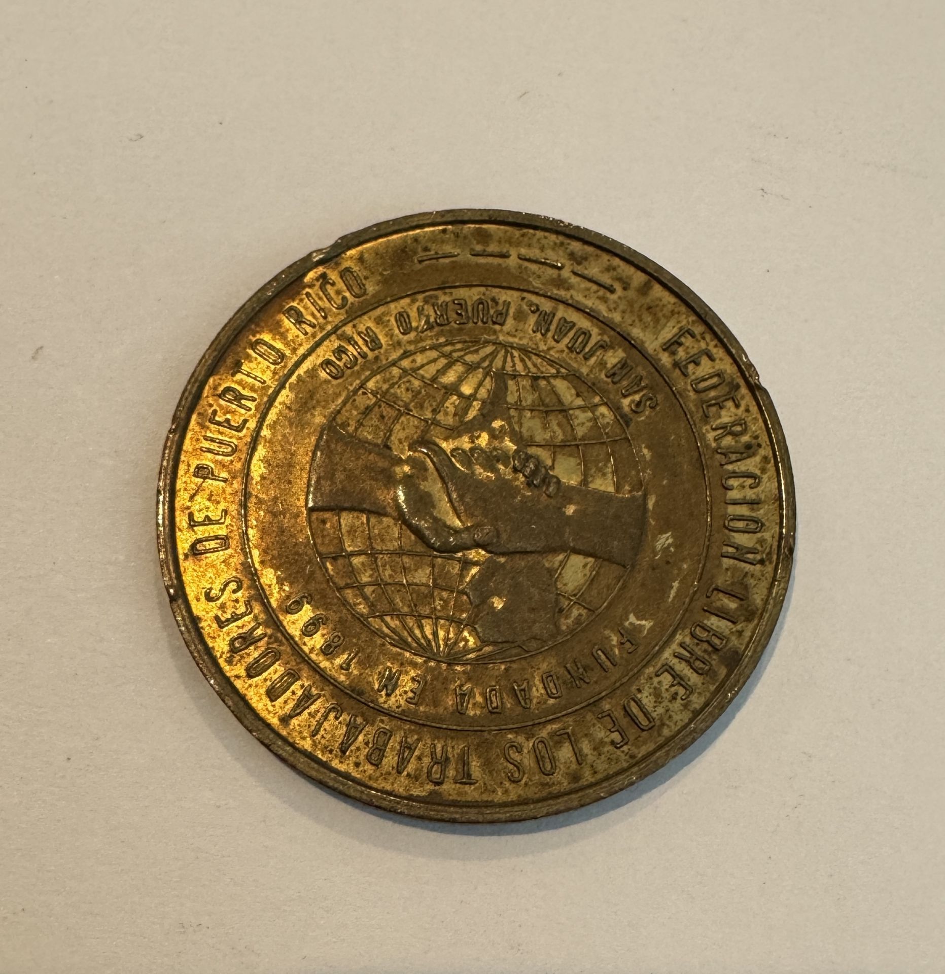 100 YEAR COMMEMORATIVE MEDAL COIN - Image 2 of 2