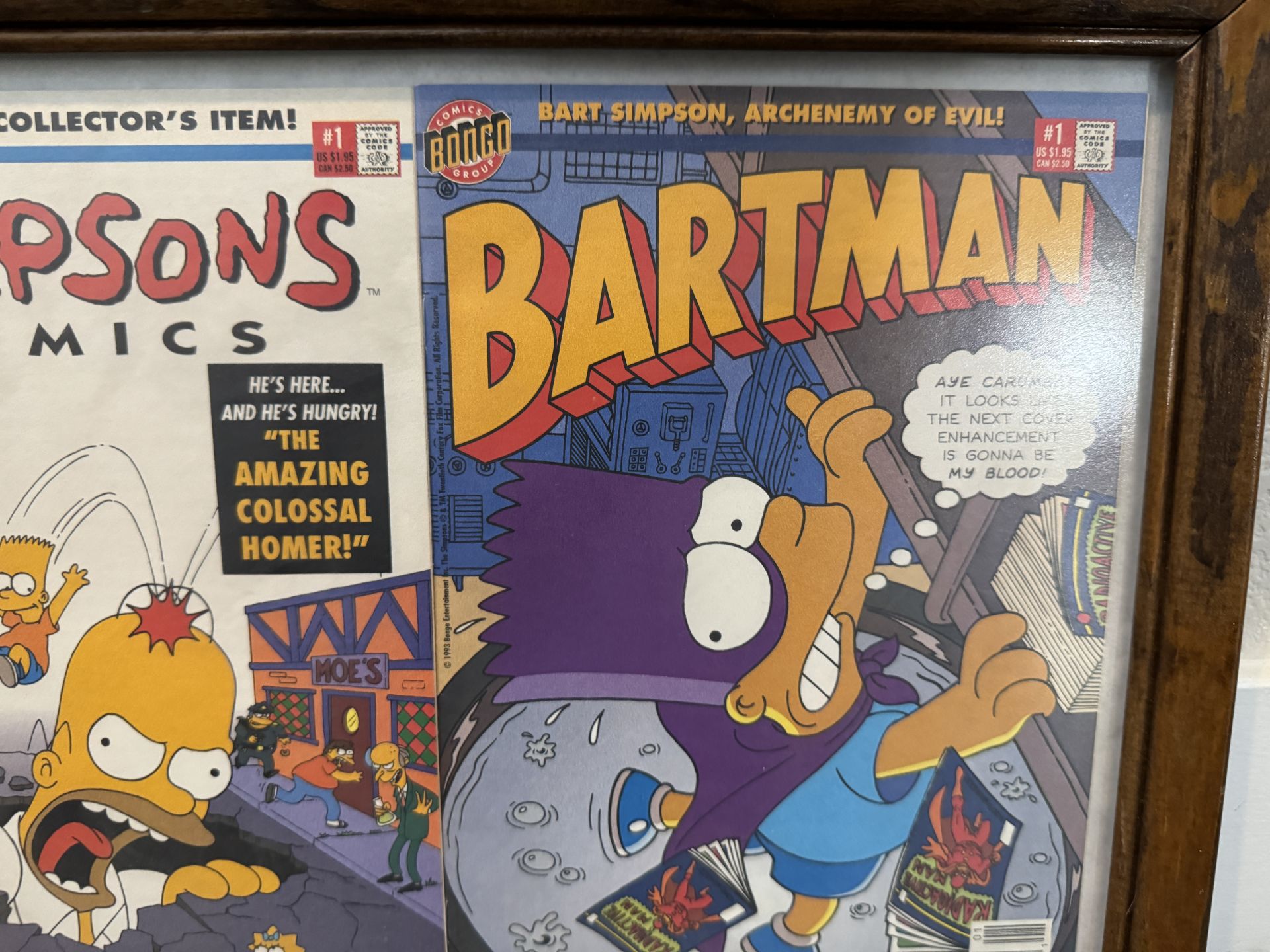 BONGO COMICS FRAME 1993 THE SIMPSONS POSTER - Image 3 of 4