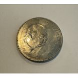 1965 SIR WINSTON CHURCHILL COMMEMORATIVE CROWN COIN