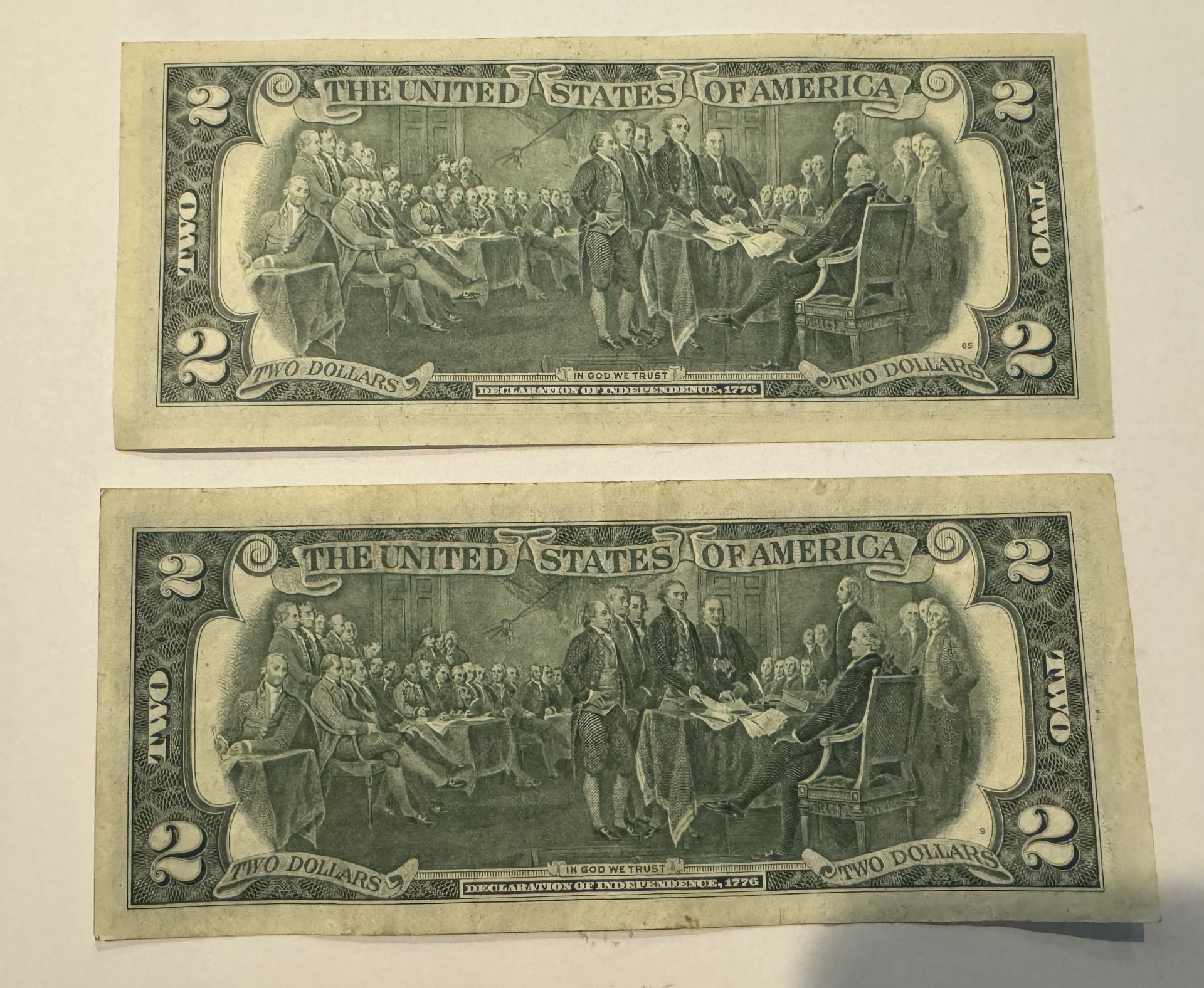 $2 UNITED STATES BILL RED SEAL - SERIES 1963 - Image 2 of 2