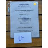 AI PACINO SIGNED CARD CERTIFIED