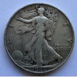 1946 WALKING LIBERTY HALF DOLLAR COIN