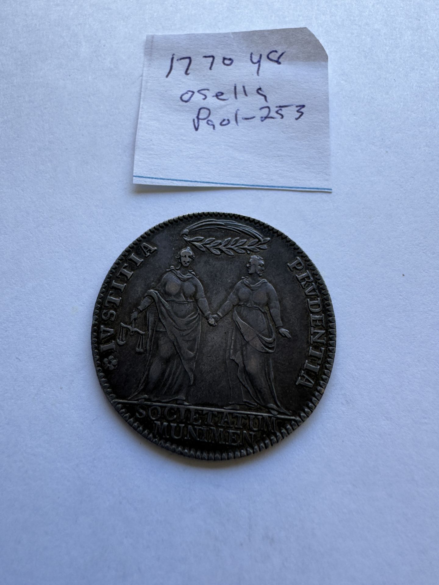 1770 ITALY (VENICE) ALVISE IV MOCENIGO COIN - OSELLA PAOLUCCI-253