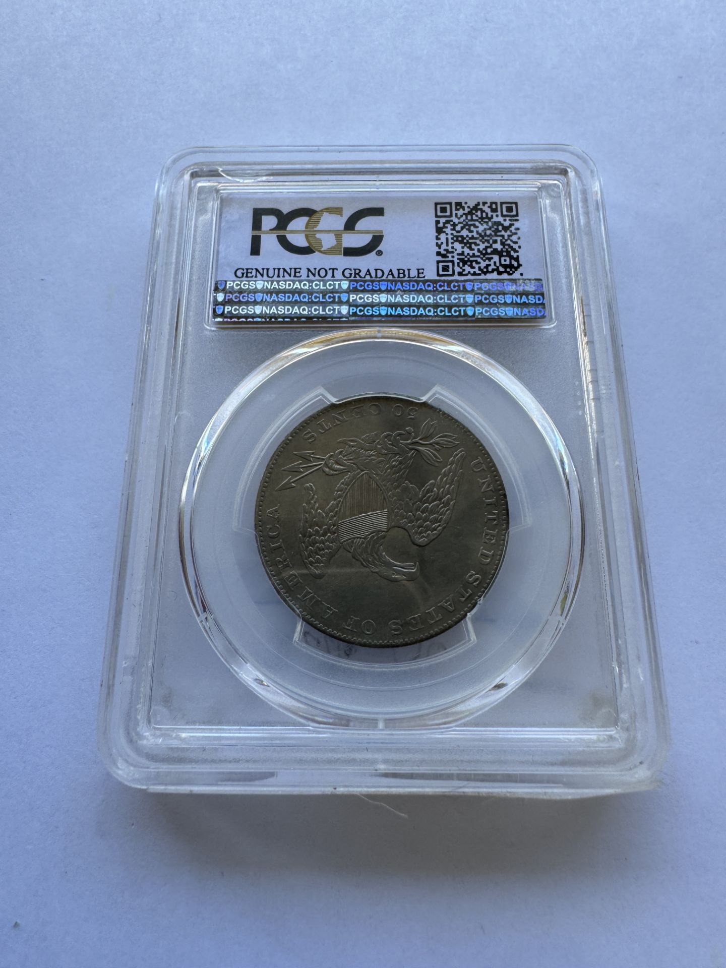 1836 CAPPED BUST HALF DOLLAR COIN PCGS GENUINE AU DETAILS - Image 2 of 2