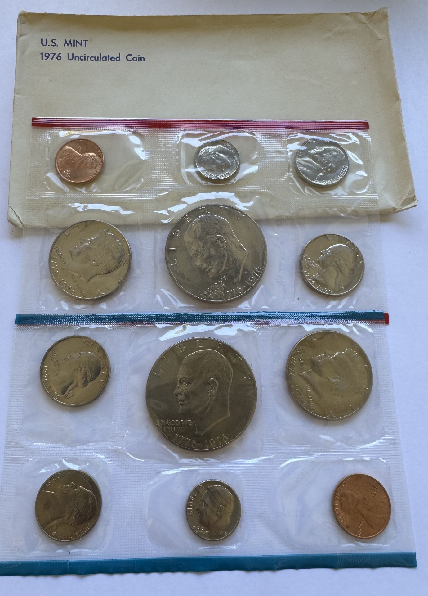 1976 UNCIRCULATED COIN SET U.S MINT